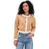 imageBLANKNYC Womens Bonded Sherpa JacketAhead of Curve