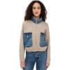 [BLANKNYC] womens Glow Up Sweater Bomber Jacket(Taupe)