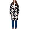 [BLANKNYC] womens Houndstooth Sherpa Coat(Love Birds)