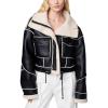 [BLANKNYC] womens Sherpa Bonded Moto Jacket(Flying Squad)