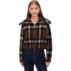 [BLANKNYC] Womens Prep Academy Plaid Sweater Jacket(Multicolor)