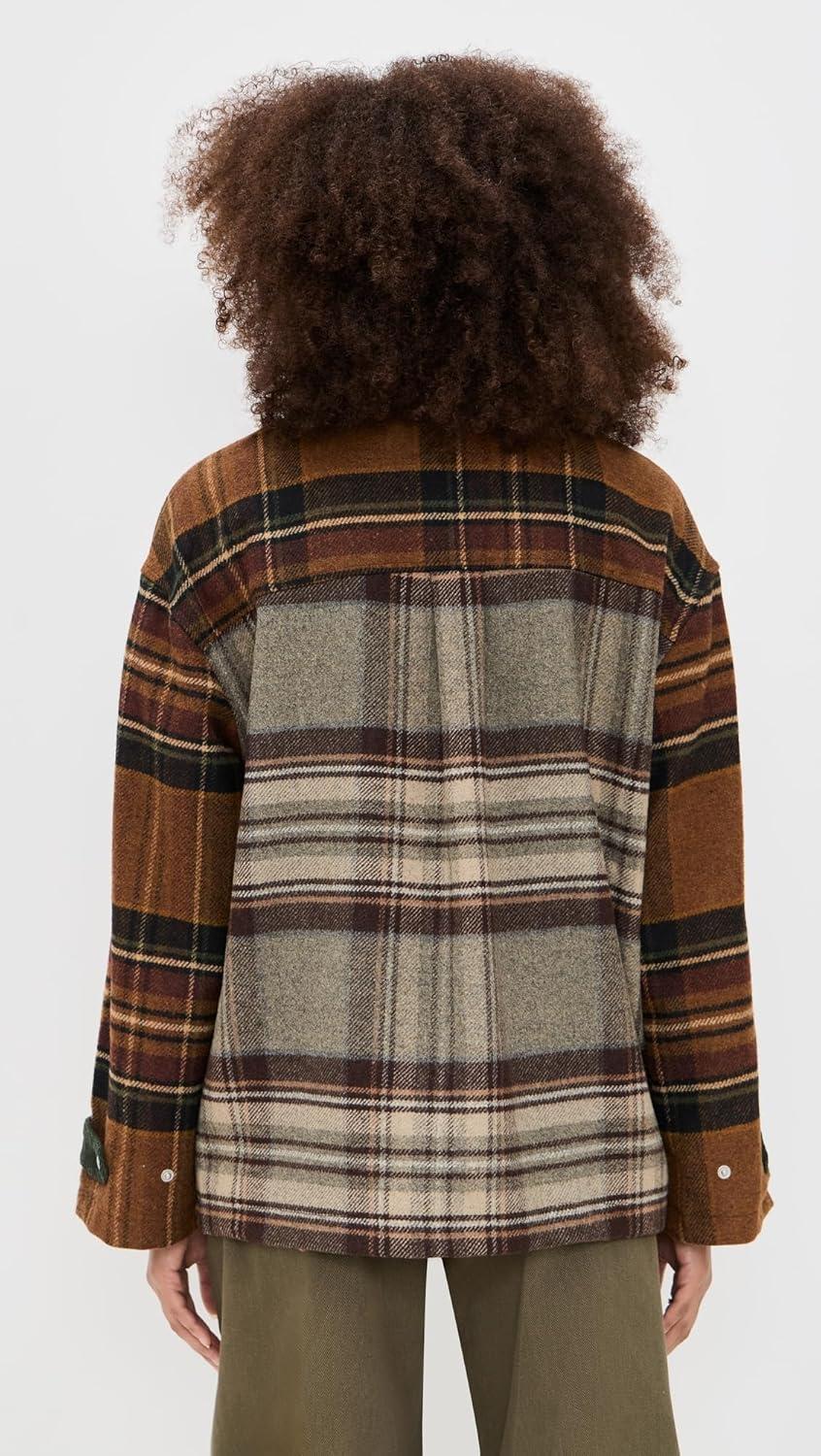 imageBLANKNYC Womens Situationship JacketMixed Plaid