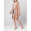 [BLANKNYC] womens Luxury Clothing Sherpa Jacket, Comfortable & Stylish Coat(Cappuccino)