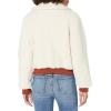 [BLANKNYC] womens Luxury Clothing Sherpa Jacket, Comfortable & Stylish Coat(Marshmallow)