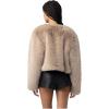 [BLANKNYC] womens Prime Asset Faux Fur Collarless Jacket(Prime Asset)