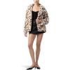 [BLANKNYC] womens Animal Print Faux Fur Jacket(Cool Cat)