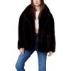 [BLANKNYC] womens Faux Fur Short Coat(Americano)