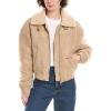 [BLANKNYC] womens Faux Suede Bomber Jacket(Beige)