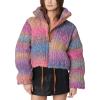 [BLANKNYC] womens Sweater Puffer Hybrid Jacket(Roll Over)