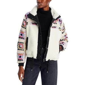 [BLANKNYC] womens Crochet With Sherpa Jacket(Multicolor)