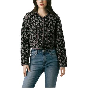 [BLANKNYC] womens Fall Bloom Floral Quilted Jacket(Multicolor)