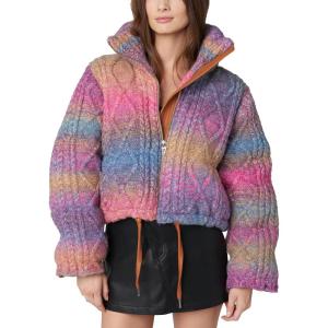 [BLANKNYC] womens Sweater Puffer Hybrid Jacket(Roll Over)