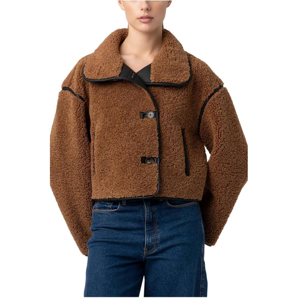 imageBLANKNYC womens Dirt Road Shearling JacketDirt Road