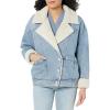 [BLANKNYC] Womens Women’s Denim Sherpa Jacket(Crash Course)