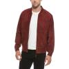 [BLANKNYC] mens Quick Action Suede Bomber(Red Light)