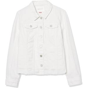 [BLANKNYC] girls Denim Jacket With Fray Hem Finish, Comfortable & Stylish CoatDenim Jacket(Lightbox)