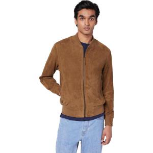 [BLANKNYC] mens Quick Action Suede Bomber(Camel)