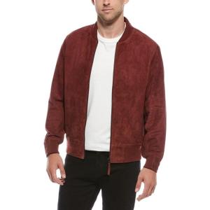 [BLANKNYC] mens Quick Action Suede Bomber(Red Light)