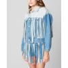 [BLANKNYC] womens Luxury Clothing Denim Trucker Jacket(Bonnaroo)