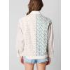 [BLANKNYC] womens Luxury Clothing Denim Trucker Jacket(Full Bloom)