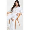 [BLANKNYC] womens Luxury Clothing Denim Trucker Jacket(Snow Capped)