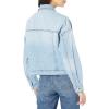 [BLANKNYC] womens Luxury Clothing Denim Trucker Jacket(Steal the Show)