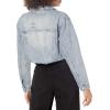 [BLANKNYC] womens Luxury Clothing Denim Trucker Jacket(Traffic Jam)