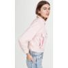 [BLANKNYC] womens Luxury Clothing Denim Trucker Jacket(Tutti Fruitt)