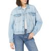 [BLANKNYC] womens Luxury Clothing Denim Trucker Jacket(Steal the Show)