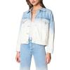 [BLANKNYC] womens Luxury Clothing Denim Trucker Jacket(Toned Down)