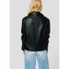[BLANKNYC] Womens Luxury Clothing Vegan Leather Moto Jacket, Comfortable & Stylish Coat, Open Secret, X-Small