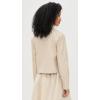 [BLANKNYC] womens Cloud Dancer Vegan Leather Jacket(Cloud Dancer)