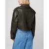 [BLANKNYC] womens Oversized Vegan Leather Moto Jacket(Ride Off)