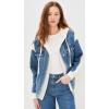 [BLANKNYC] womens Sweater and Denim Trucker Jacket(Multicolor)