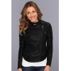 Blank NYC Women’s Vegan Leather Moto Jacket, Black 1