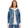 [BLANKNYC] womens Sweater and Denim Trucker Jacket(Multicolor)