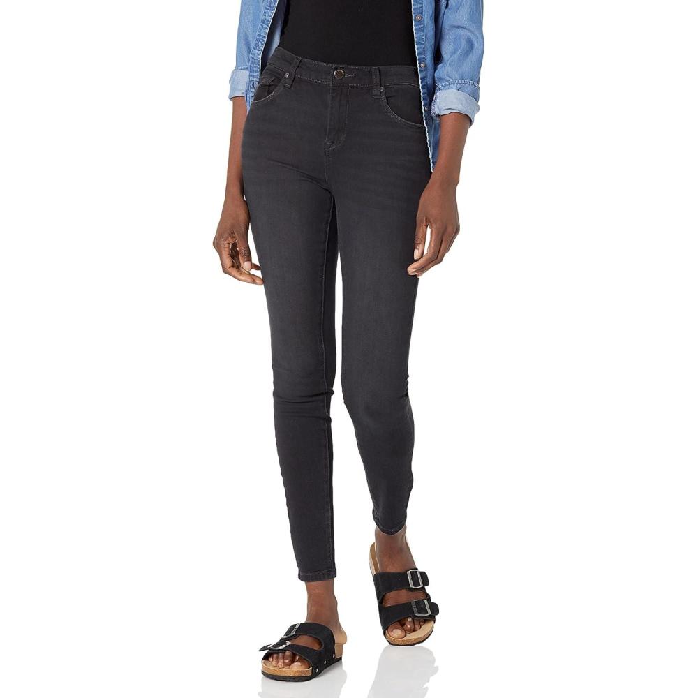 imageblanknyc Womens Hi Rise Skinny in to Win 29Blackin Out