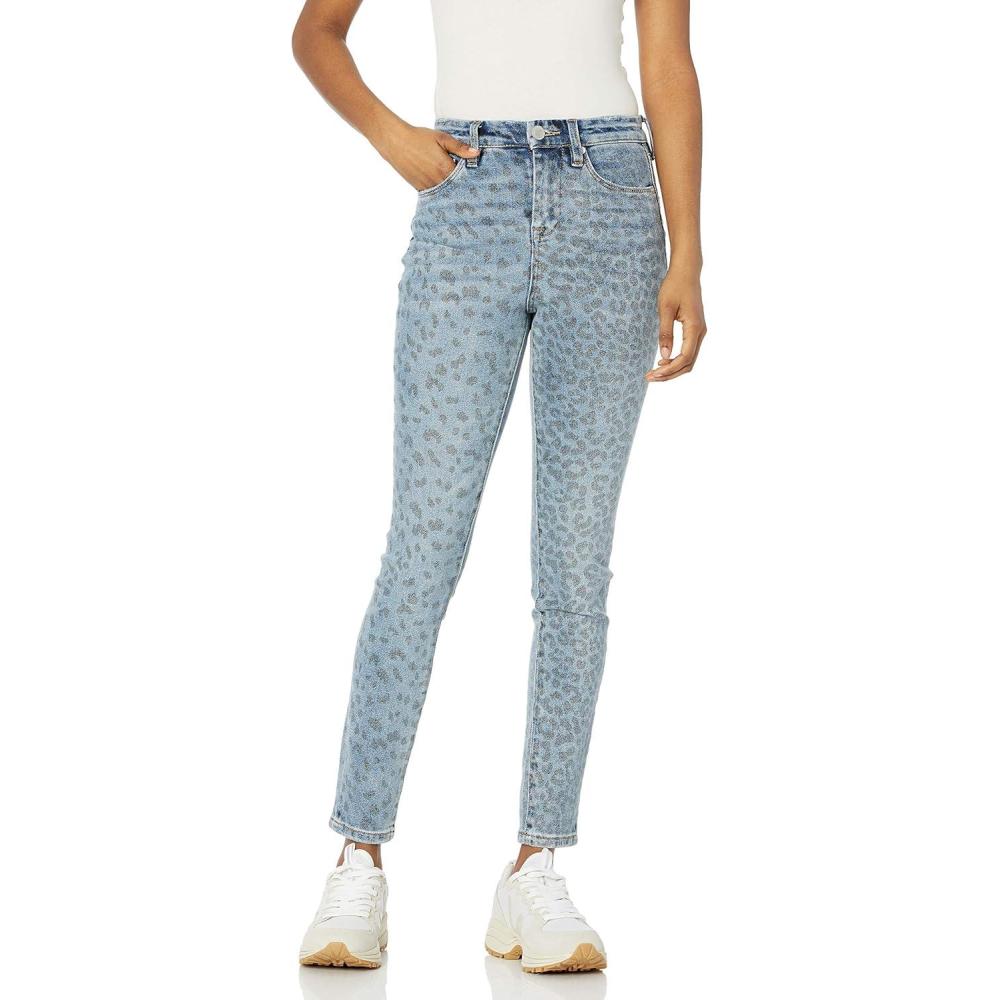 imageblanknyc Womens Hi Rise Skinny in to Win 29Scratched