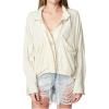 [BLANKNYC] womens Luxury Clothing Utility Parka Jacket Coat With Pockets(Clean Slate)