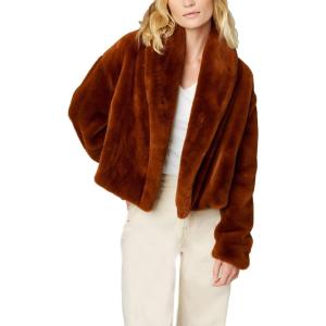 [BLANKNYC] womens No Closure Faux Fur Coat(Eye Candy)