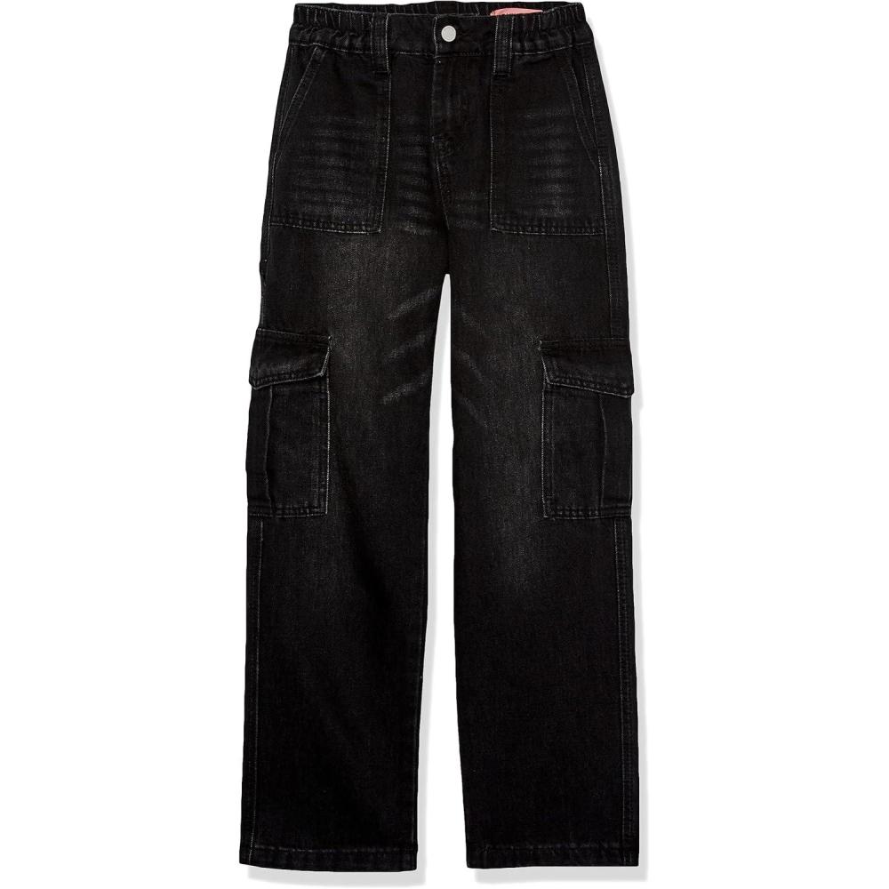 imageBLANKNYC Girls Girls Cargo Denim PantWashed Black