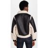 [BLANKNYC] Womens Bonded Moto Jacket(Blaze Out)