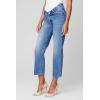 [BLANKNYC] Womens Medium Denim Five Pocket Straight Leg Jean with V Shape WaistbandJeans(In My Head)