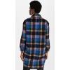[BLANKNYC] Womens Luxury Clothing Plaid Shirt Jacket, Stylish Shacket & Trendy Coat(The Comeback)