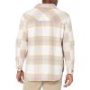 [BLANKNYC] Womens Luxury Clothing Plaid Shirt Jacket, Stylish Shacket & Trendy Coat(Trail Blazer)