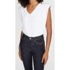 [BLANKNYC] Womens Sleeveless Padded Shoulder V-Neck Tee ShirtSleeveless Padded Shoulder V-Neck TEE Shirt(Might Be Right)