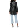 [BLANKNYC] womens Luxury Clothing Vegan Leather Trench Coat, Comfortable & Stylish Jacket(Turning Point)