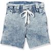 [BLANKNYC] Girls Elastic Waist Denim Drawstring Short, Comfortable & Stylish Clothing(Love on Top)