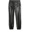 [BLANKNYC] Girls Luxury Clothing Vegan Leather Jogger, Comfortable & Stylish Pantspants(Black Widow)