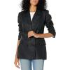 [BLANKNYC] Womens [Blanknyc] Double Breasted Long Vegan Leather Blazer(Creek)